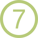 number seven in a circle